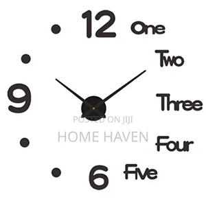 3d Modern Fashion Wall Clock