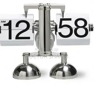 Unique Trisar Mechanical Flip Desk Clock