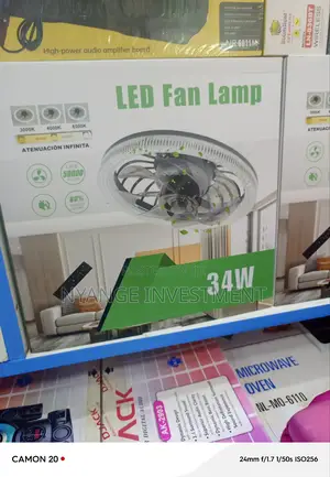 Led Fan Lamp. Ceiling Fan With Lights.