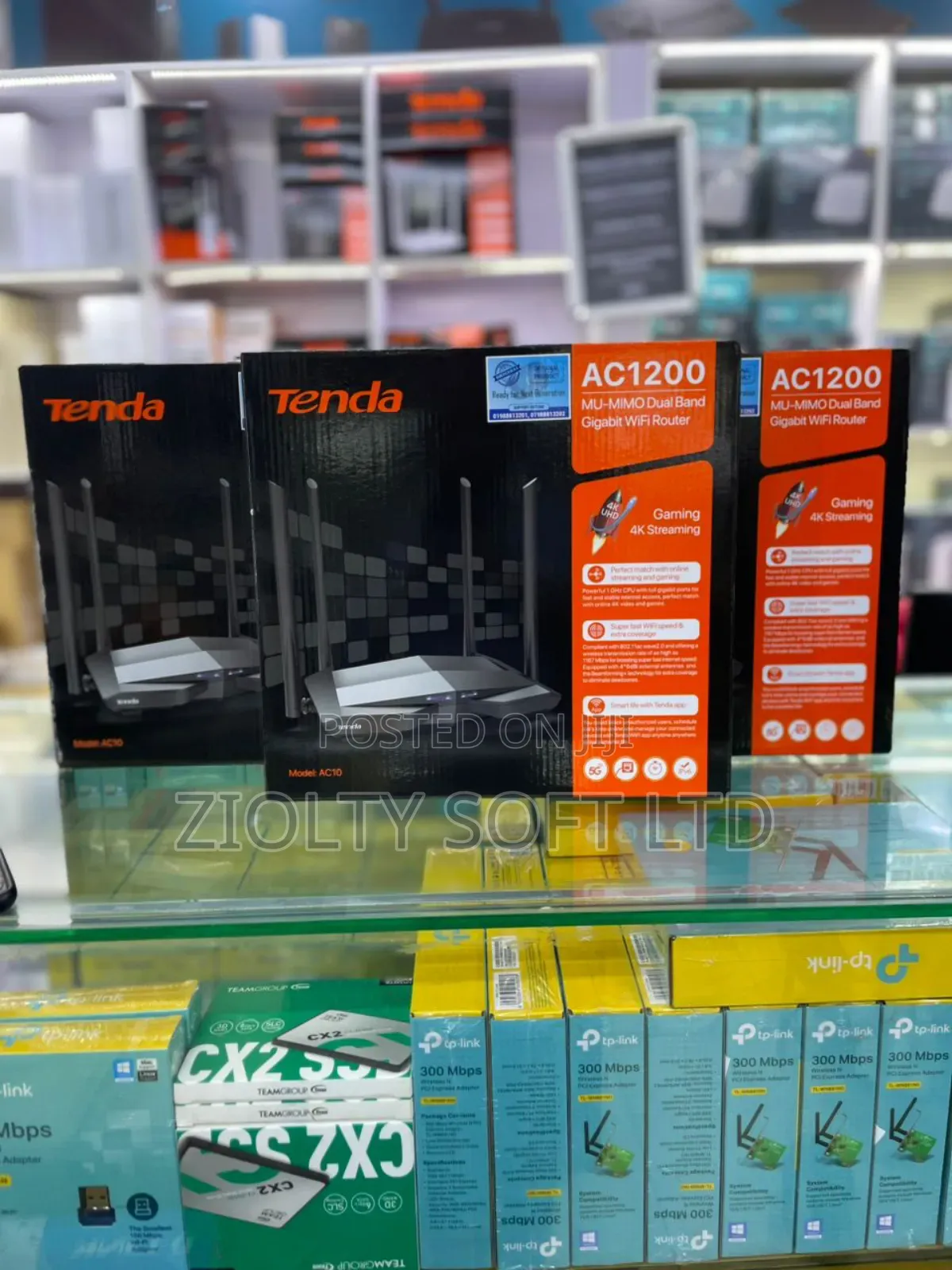 Tenda Indoor Wireless Router Ac10