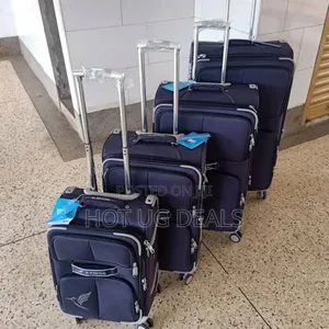 Kingz Travel Luggage Sets 4 Piece Fabric Cloth Suitcases