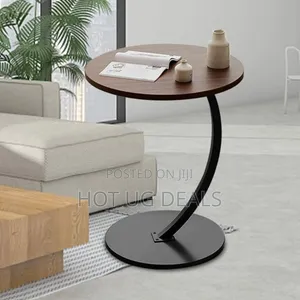 Round Coffee Table, Side, Sofa Table, Wooden Coffee Table