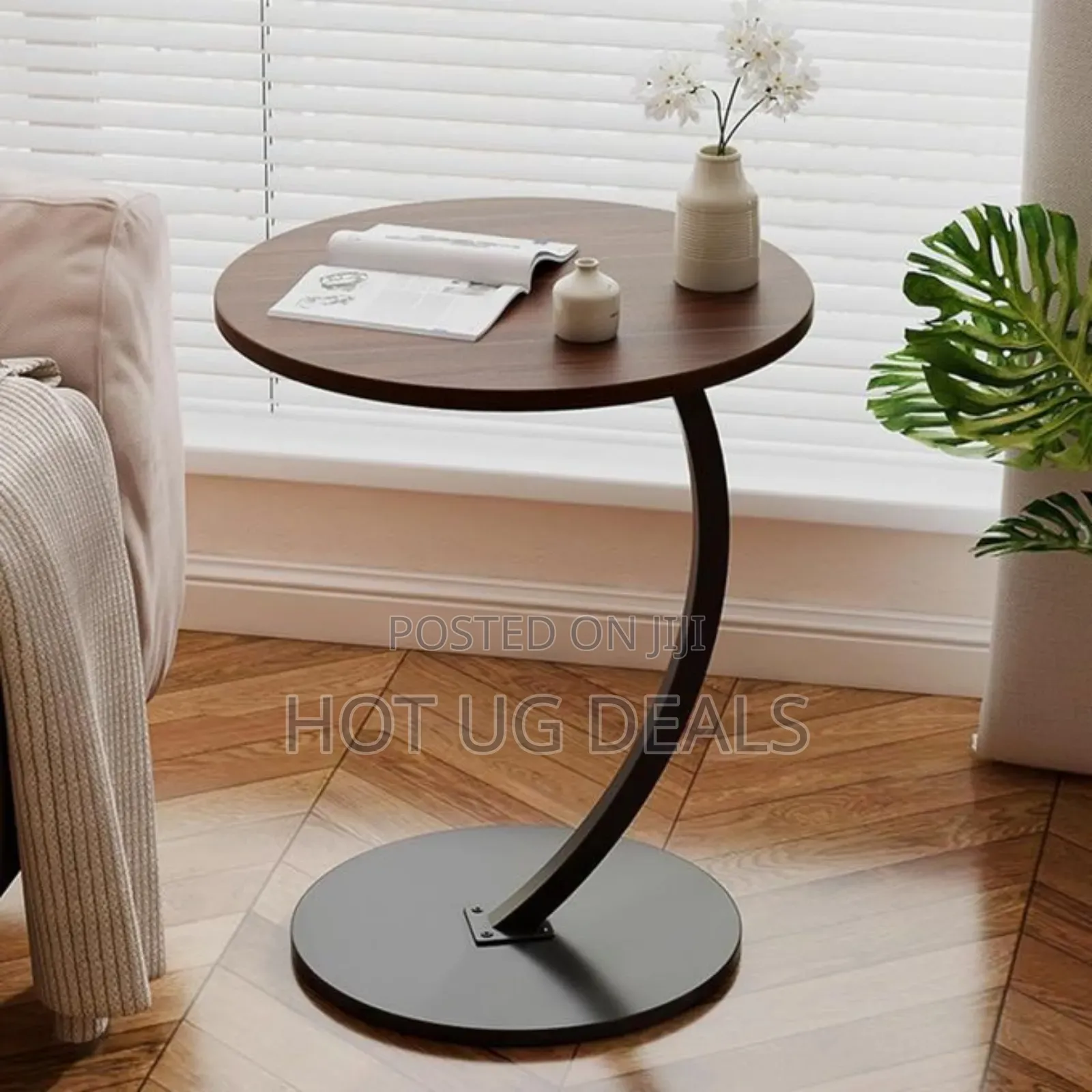 Round Coffee Table, Side, Sofa Table, Wooden Coffee Table