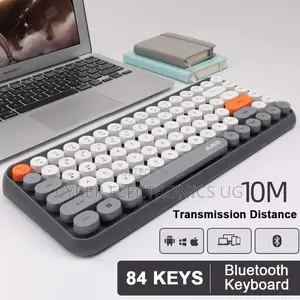 Wireless Gaming Keyboard Cute Round Keycap