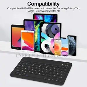 Ultra Slim Bluetooth Keyboard Portable Mini Wireless