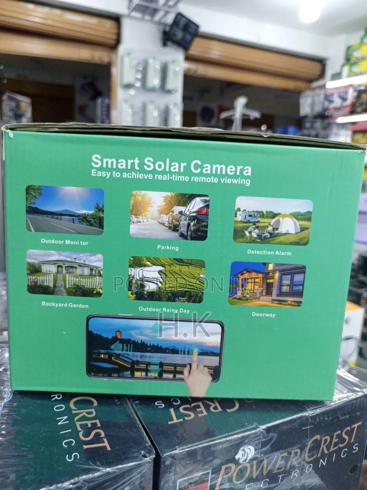 Solar Two Screens Camera Outdoor Solar