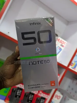 New Infinix Note 50 4G 256 GB Gray