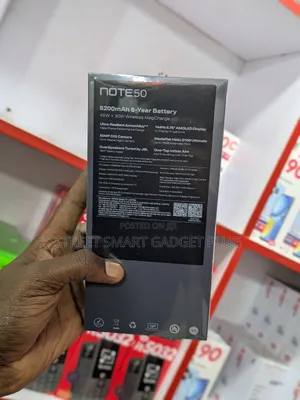 New Infinix Note 50 4G 256 GB Gray