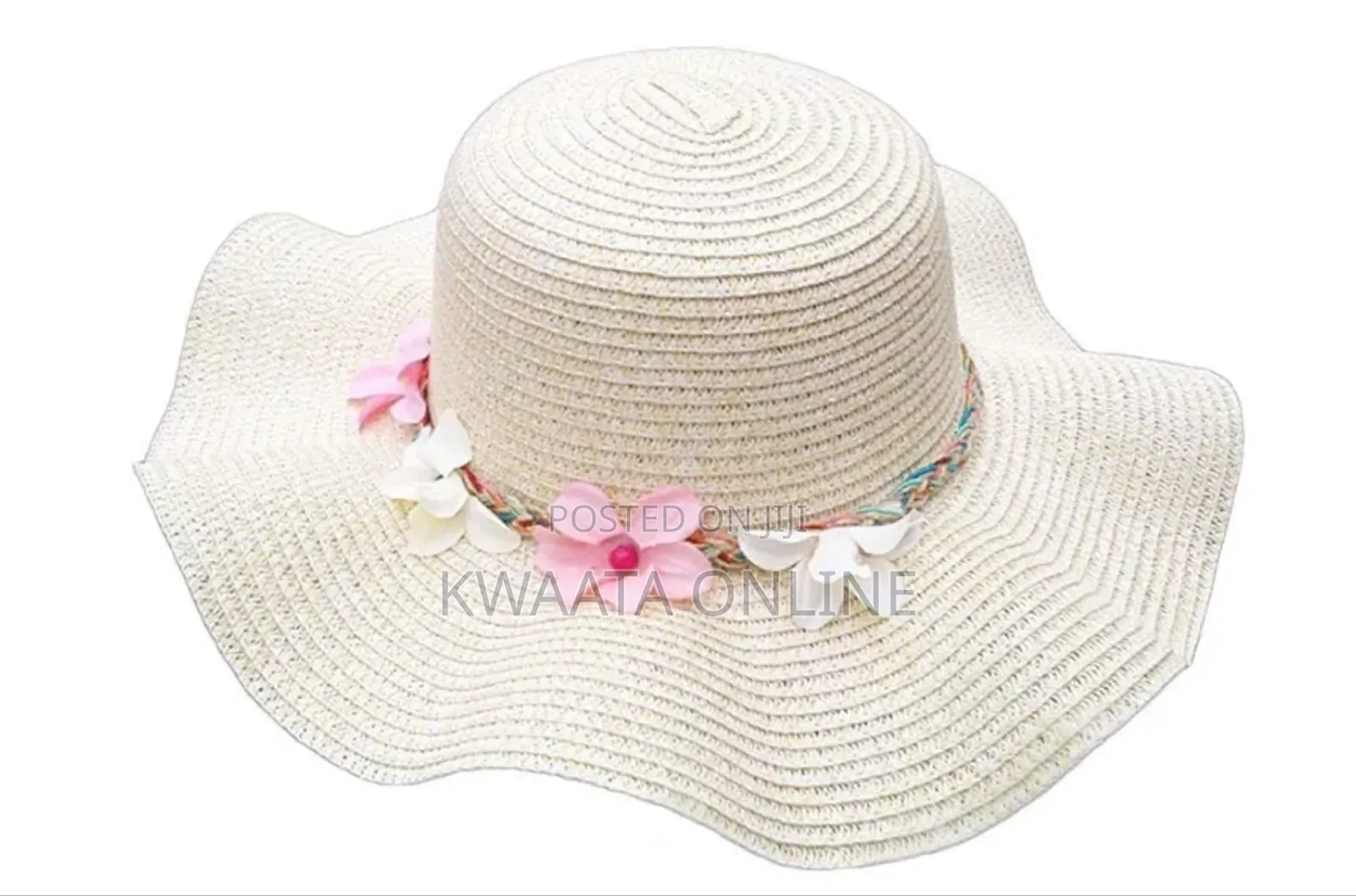 Womens Sun Straw Hat Wide Brim Summer Hat Foldable