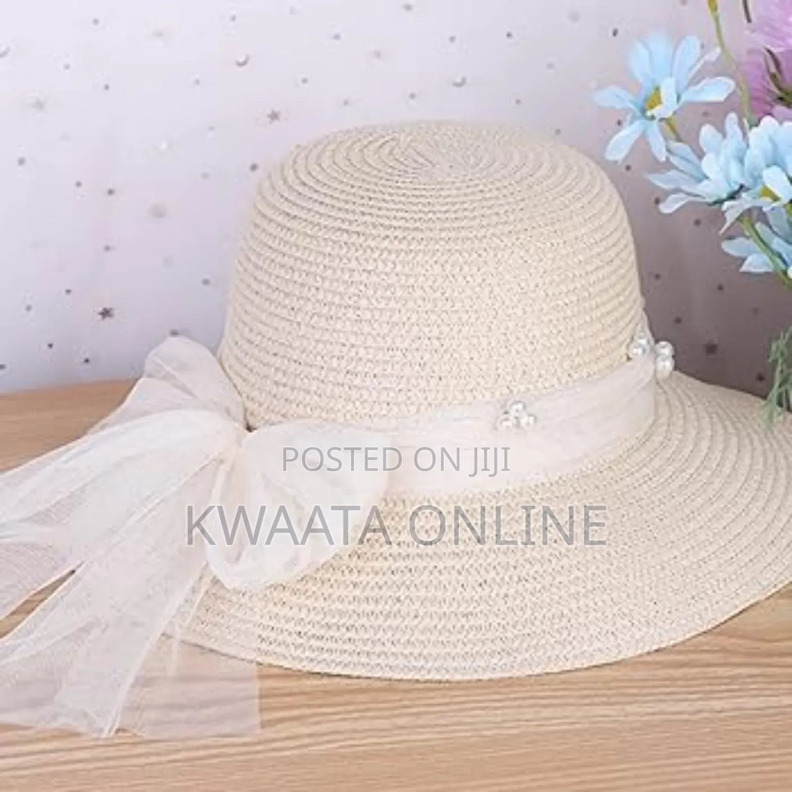 Womens Sun Straw Hat Wide Brim Summer Hat Foldable