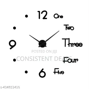 Wall Diy Self Adhesive Clock