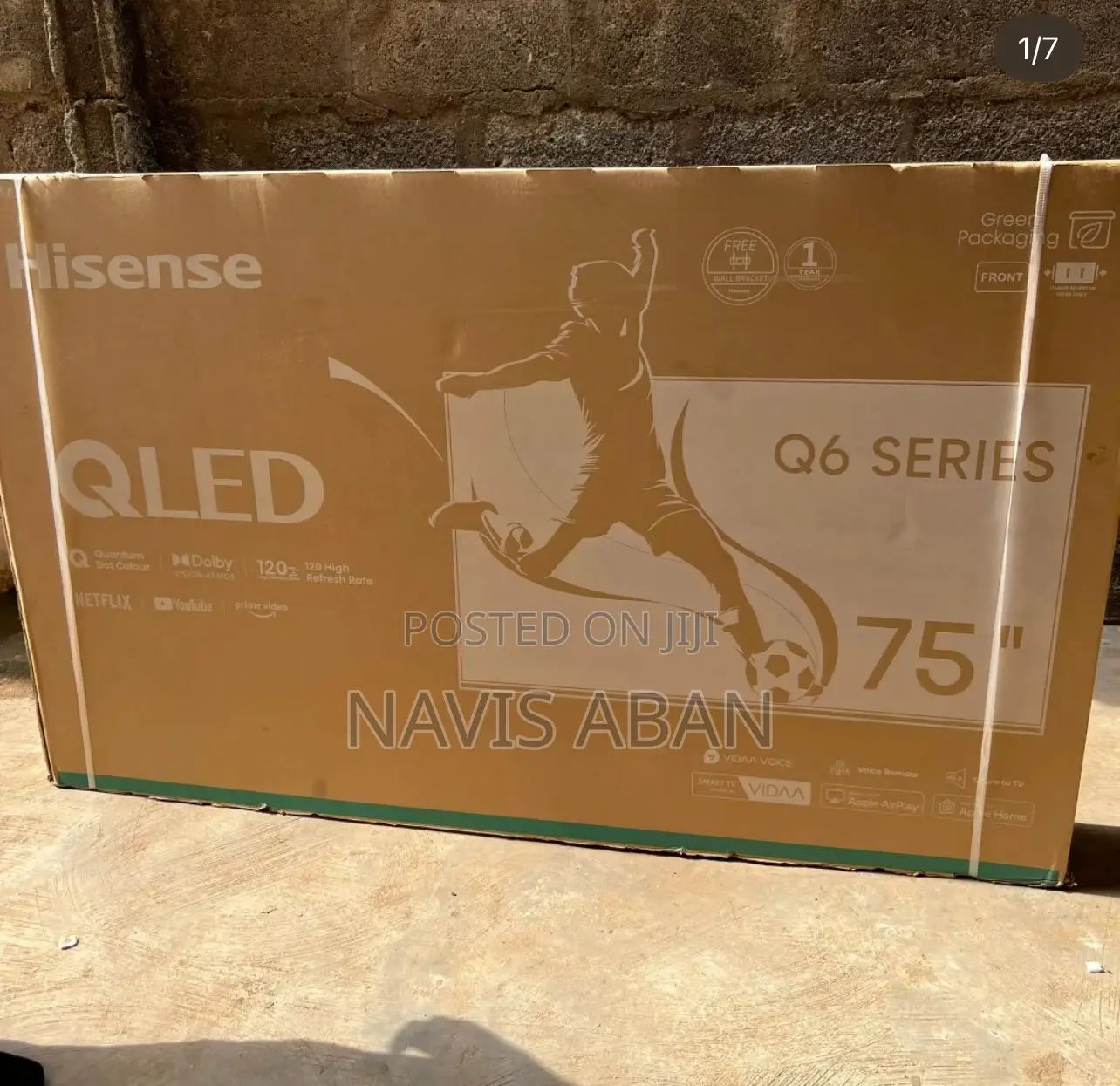 Hisense 75 Inches Smart Qled 4k Uhd