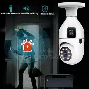 2 Lens Wifi Camera Home Surveillance Camera With Dual View