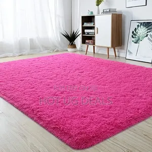 2*2.5m Furry Floor Large Carpets - Colour Varies