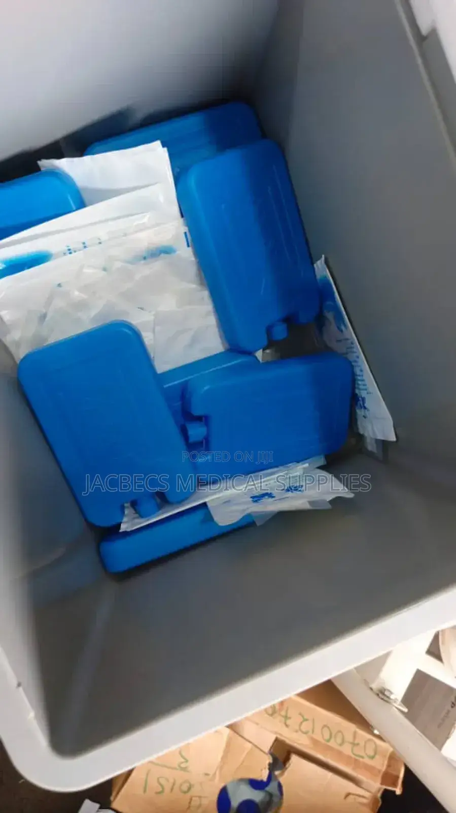 Cool Box With Ice Packs