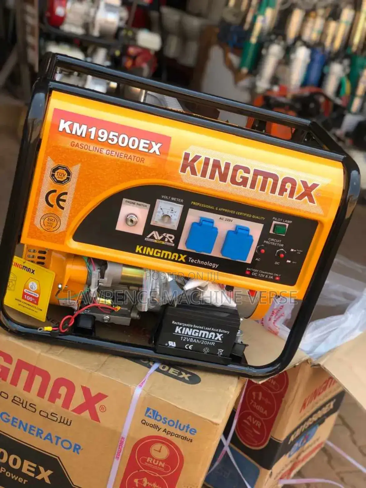 Key Start Gasoline Generator 4kva Km