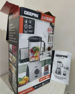 Geepas 1.8l Juice Blender & Grinder 600w - Multicolor
