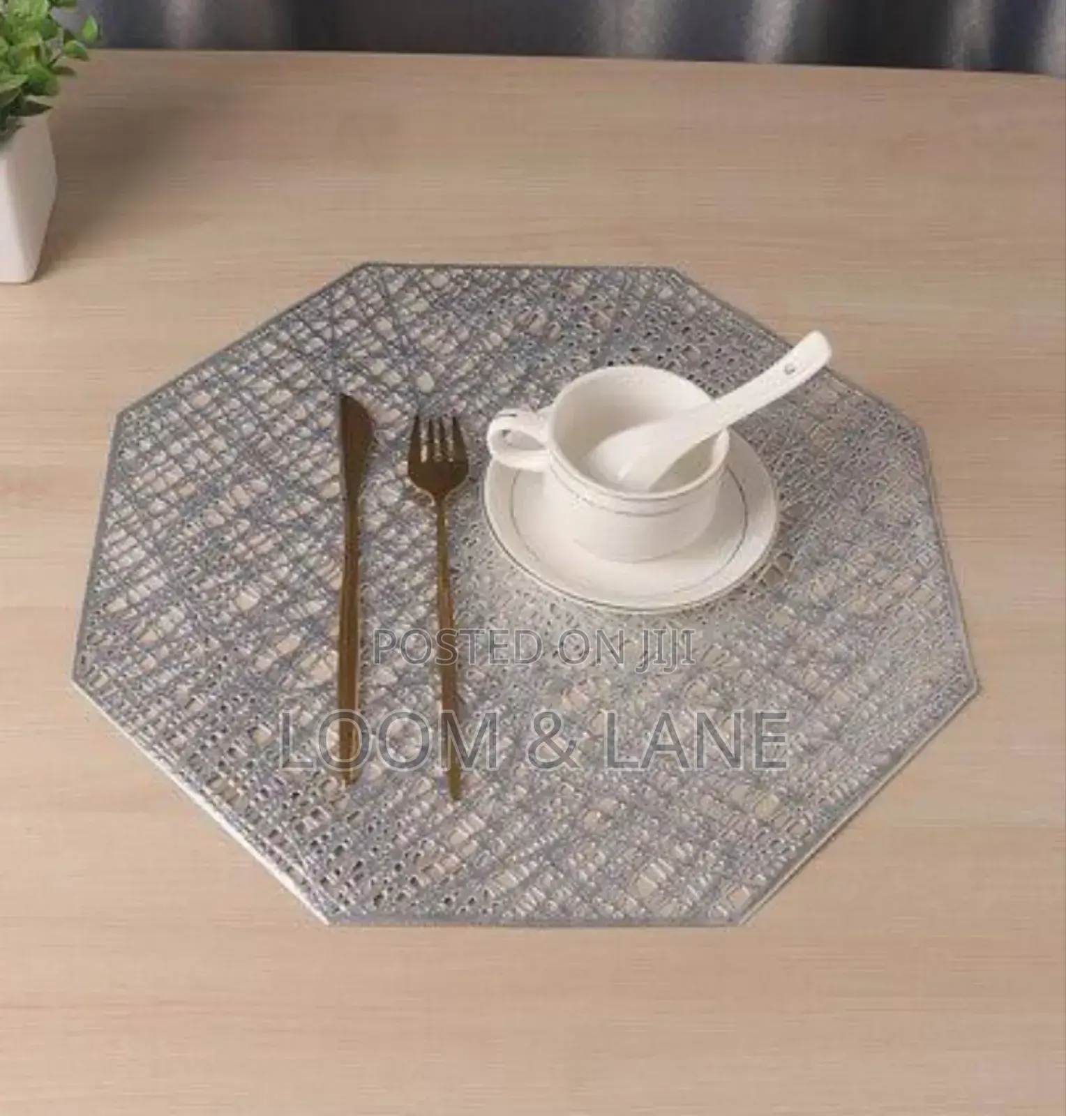6pcs Non Slip Insulation Placemats Washable Table Mats Set