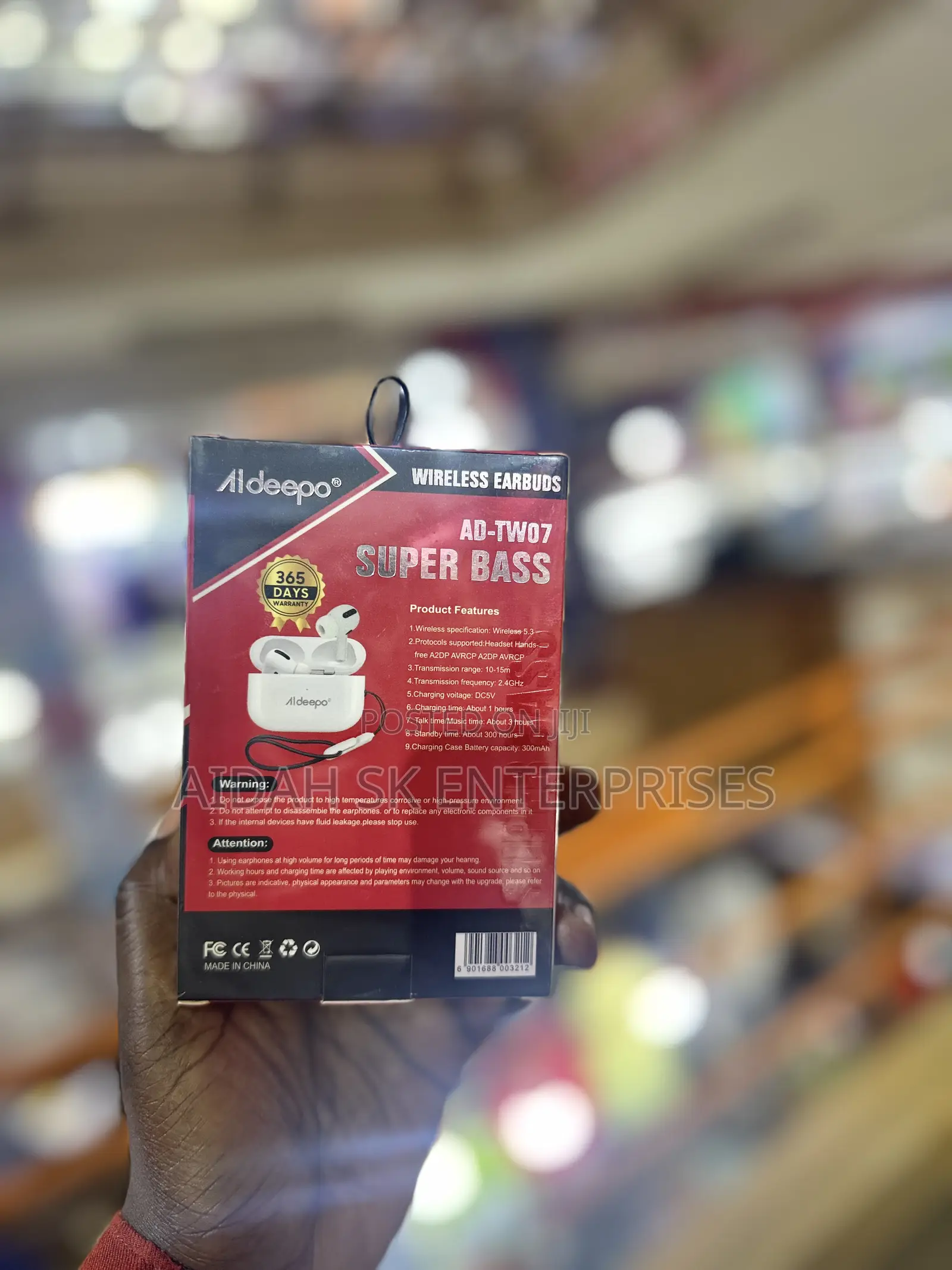 Ad-Tw07 Wireless Earbuds Aldeepo
