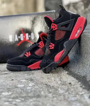 Nike Air Jordan 4 Retro “Thunder Red” Sneakers
