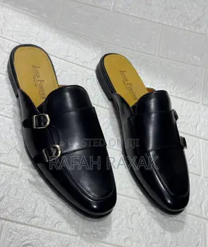 Original Men’S John Foster Double Buckle Mule Half Shoes