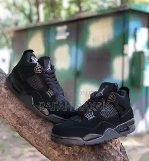 Nike Air Jordan 4 Retro Mid “Black Cat” Sneakers