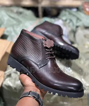 Men’S Classic Dark Tan Franco Banetti Gentle Leather Boots