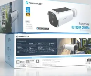 Powerology Built-in Solar Outdoor Camera