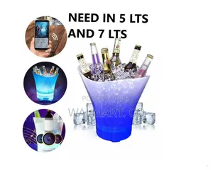 5l Led Ice Changing Bucket