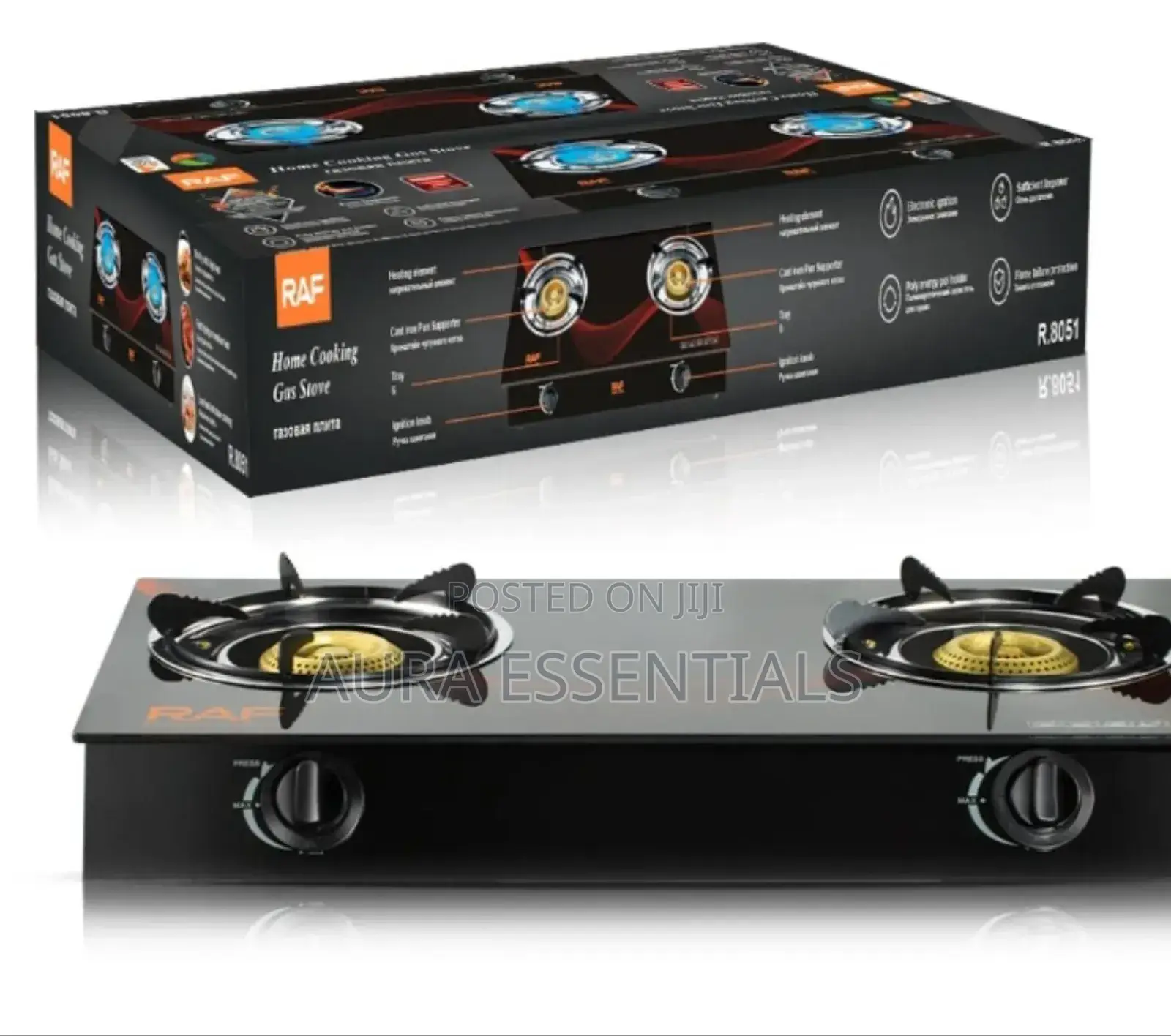 Raf 2-Gaa Burner Home Cooking Stove