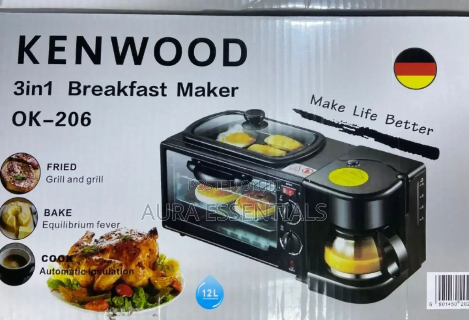 3in1 Kenwood Breakfast Maker