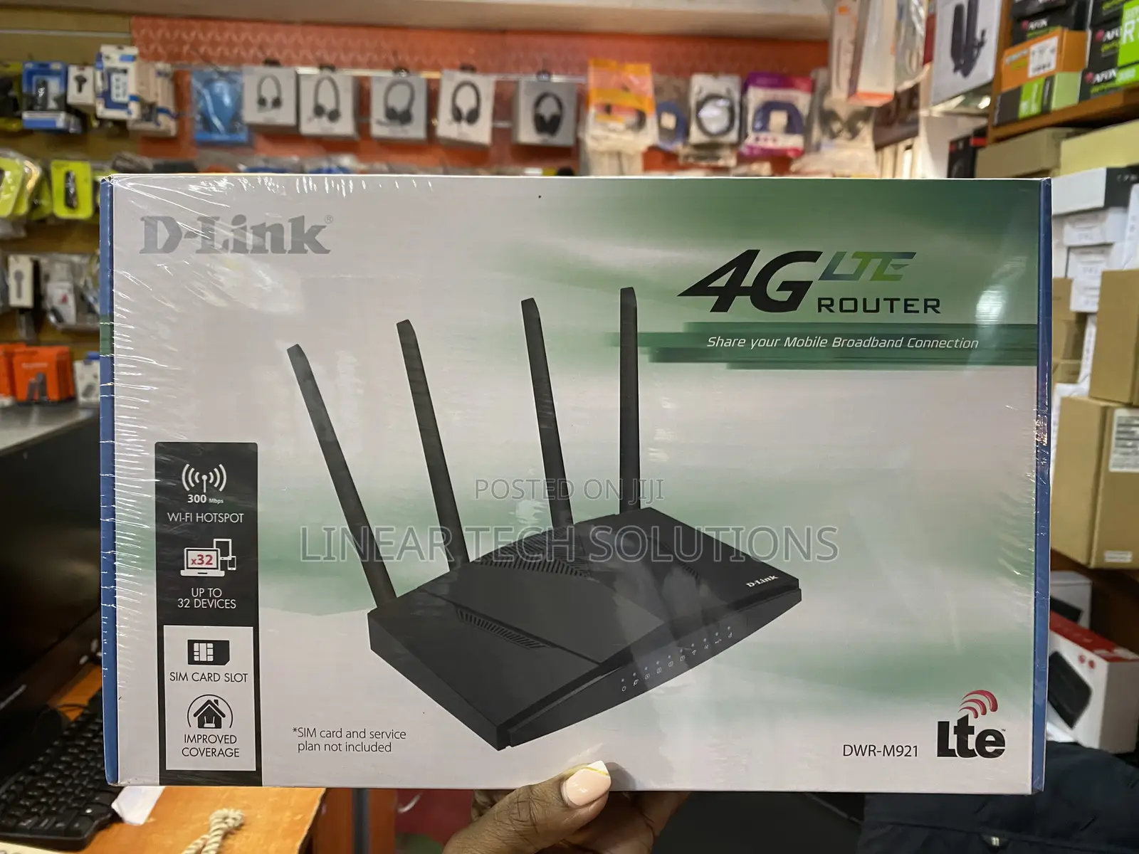 D-Link 4g N300 Lte Router Black DWR-M921