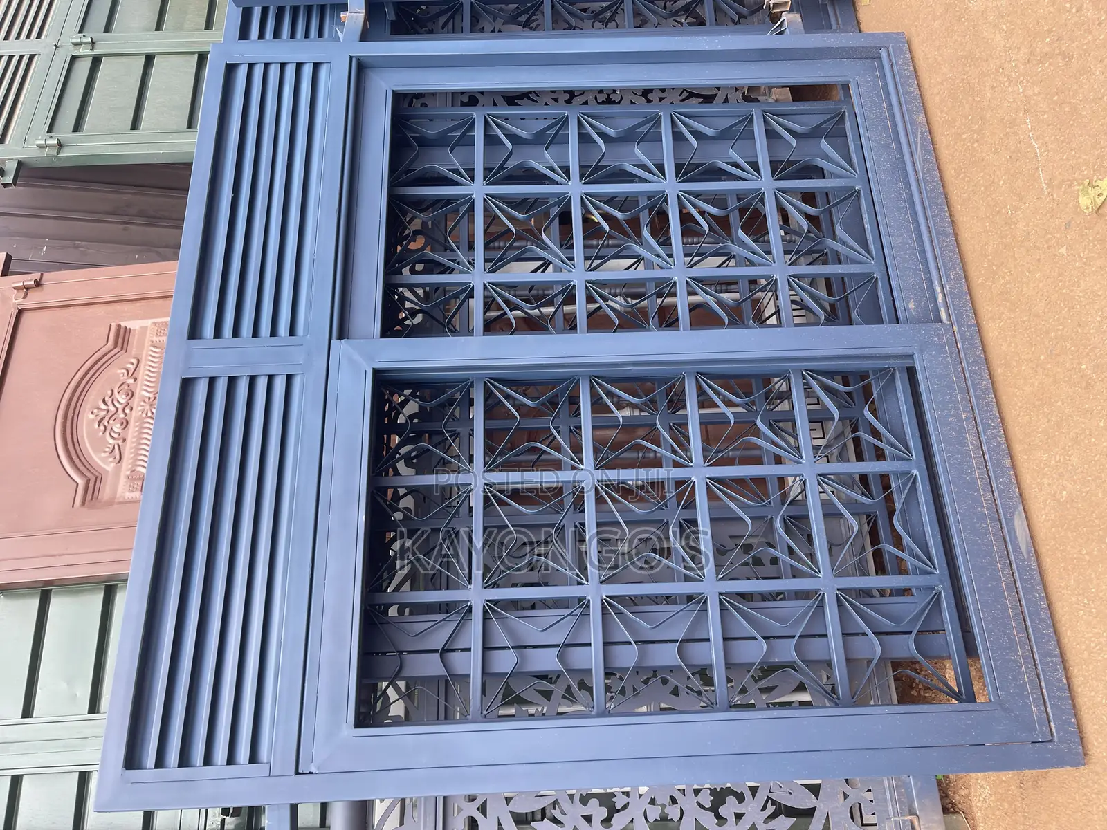 Metalic Windows in Black Colour