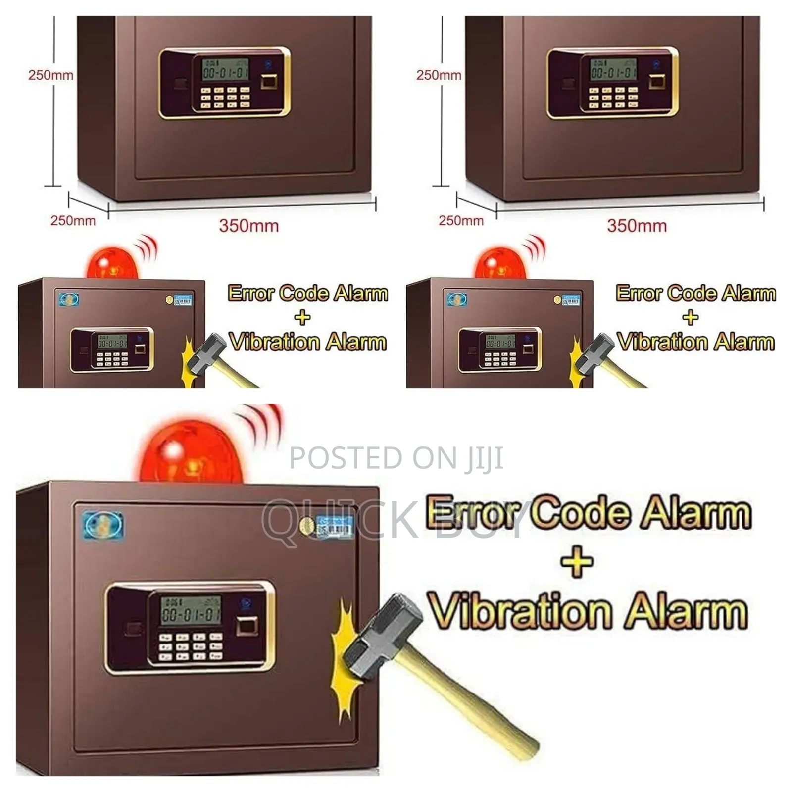 Upgraded Fire Protective Multipurpose Safe/ Cash Box