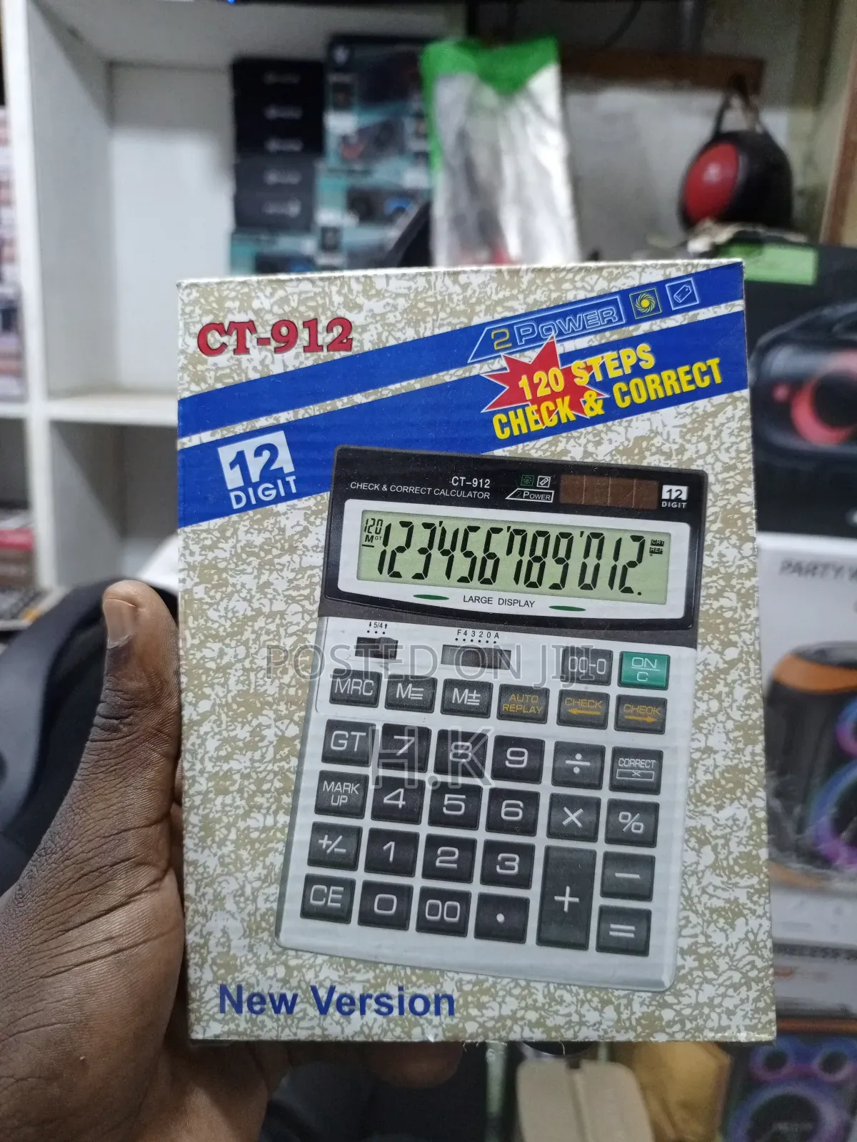 Ct-912 12-Digit Check Correct Desktop Calculator.