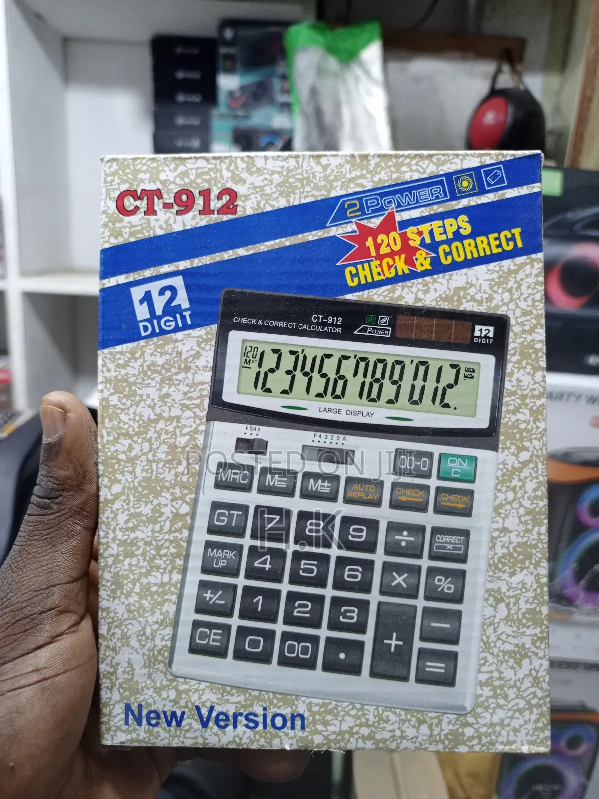 Ct-912 12-Digit Check Correct Desktop Calculator.