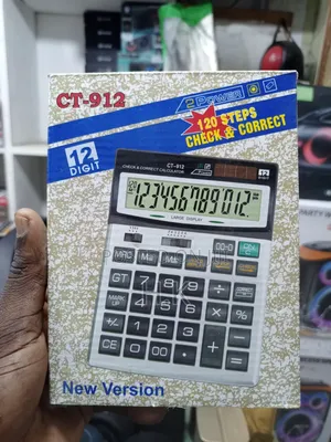 Ct-912 12-Digit Check Correct Desktop Calculator.