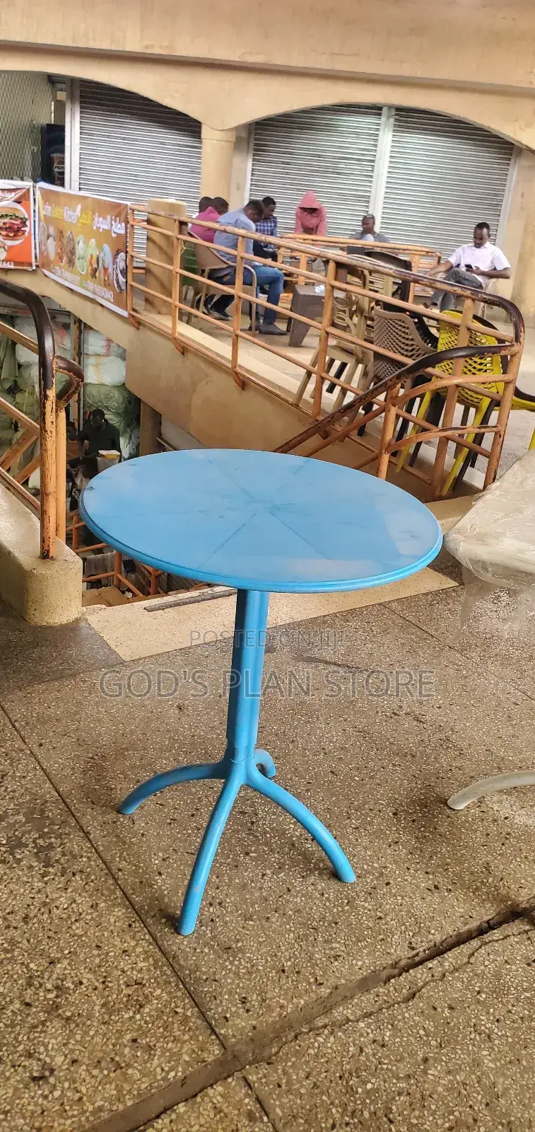 Round Balcony Plastic Table