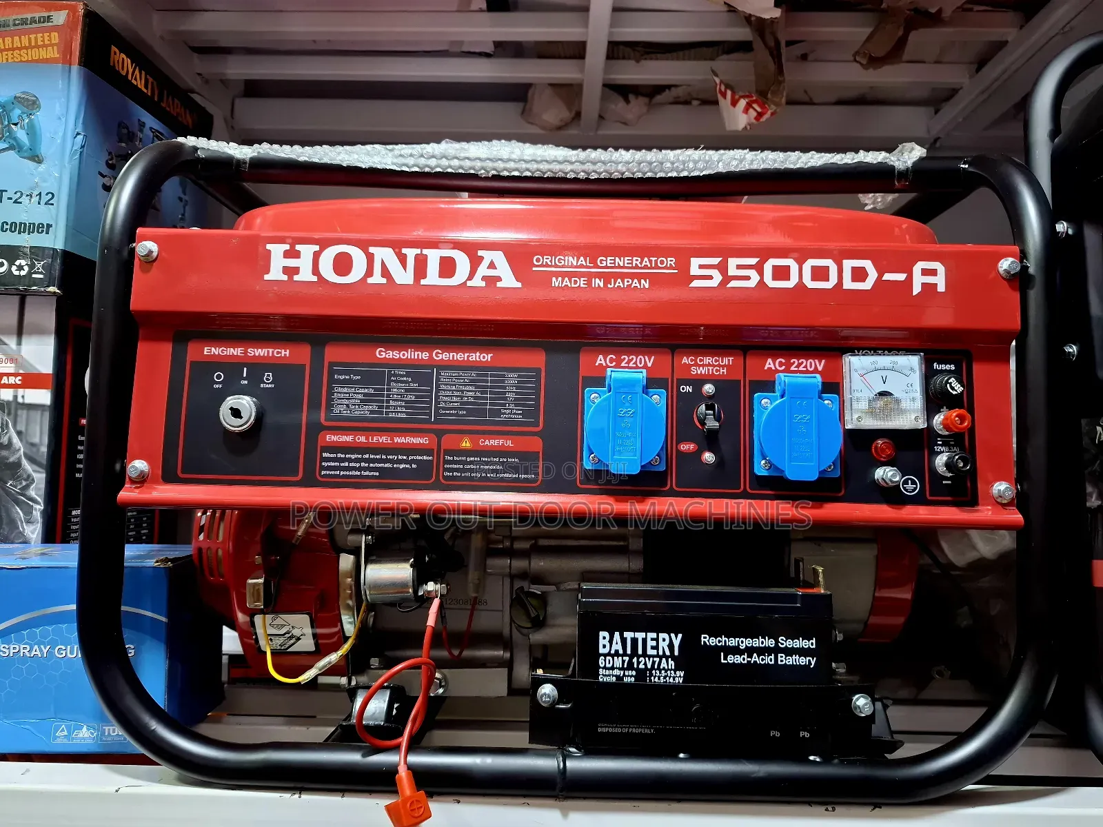 Honda 3kva Self Start Petrol Generator