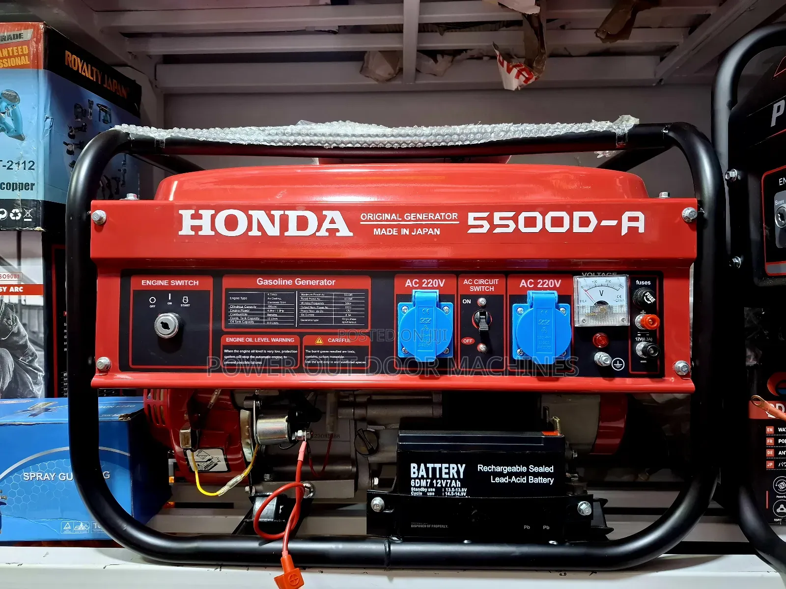 Honda 3kva Self Start Petrol Generator