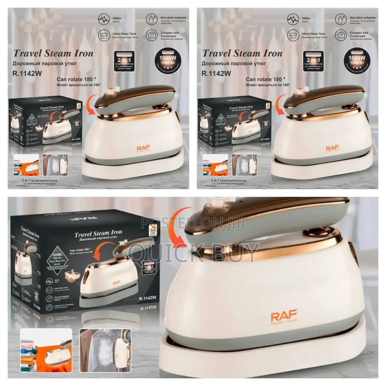 New 2-in-1 Steam Iron
