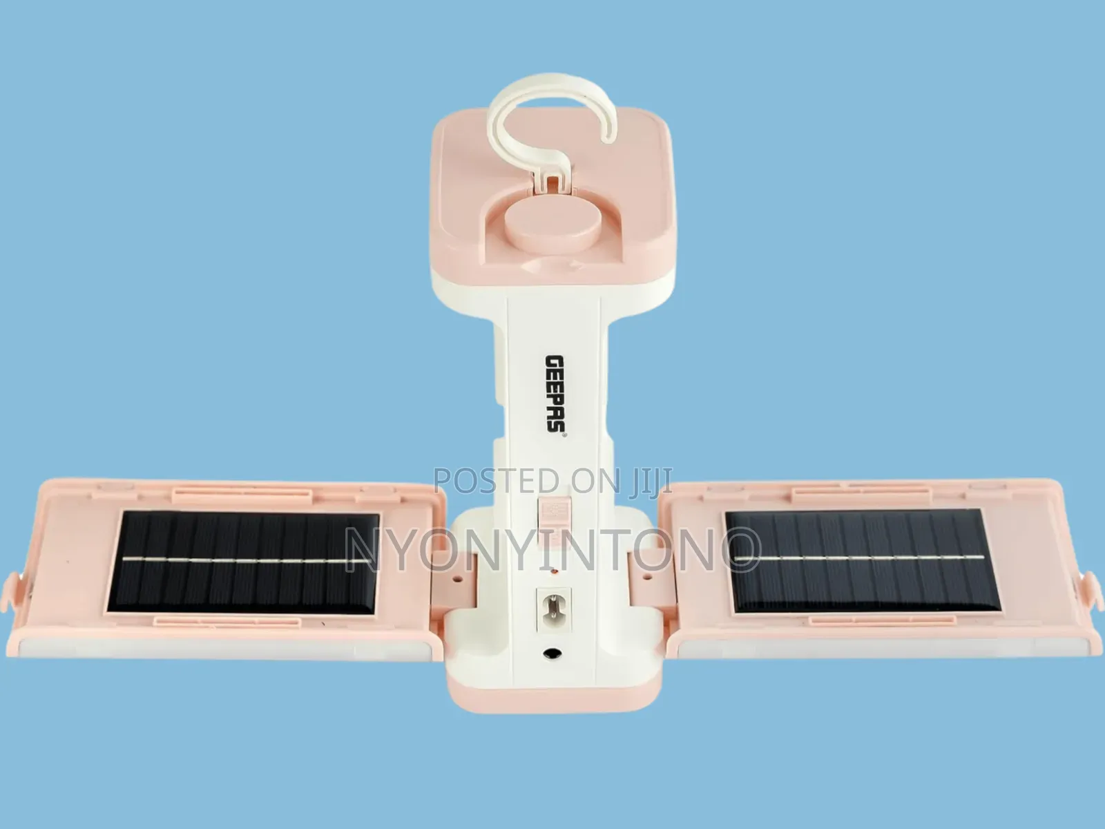 Geepas Rechargeable Lantern + Solar Panel, 3000mah Gse-5543
