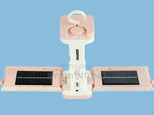 Geepas Rechargeable Lantern + Solar Panel, 3000mah Gse-5543