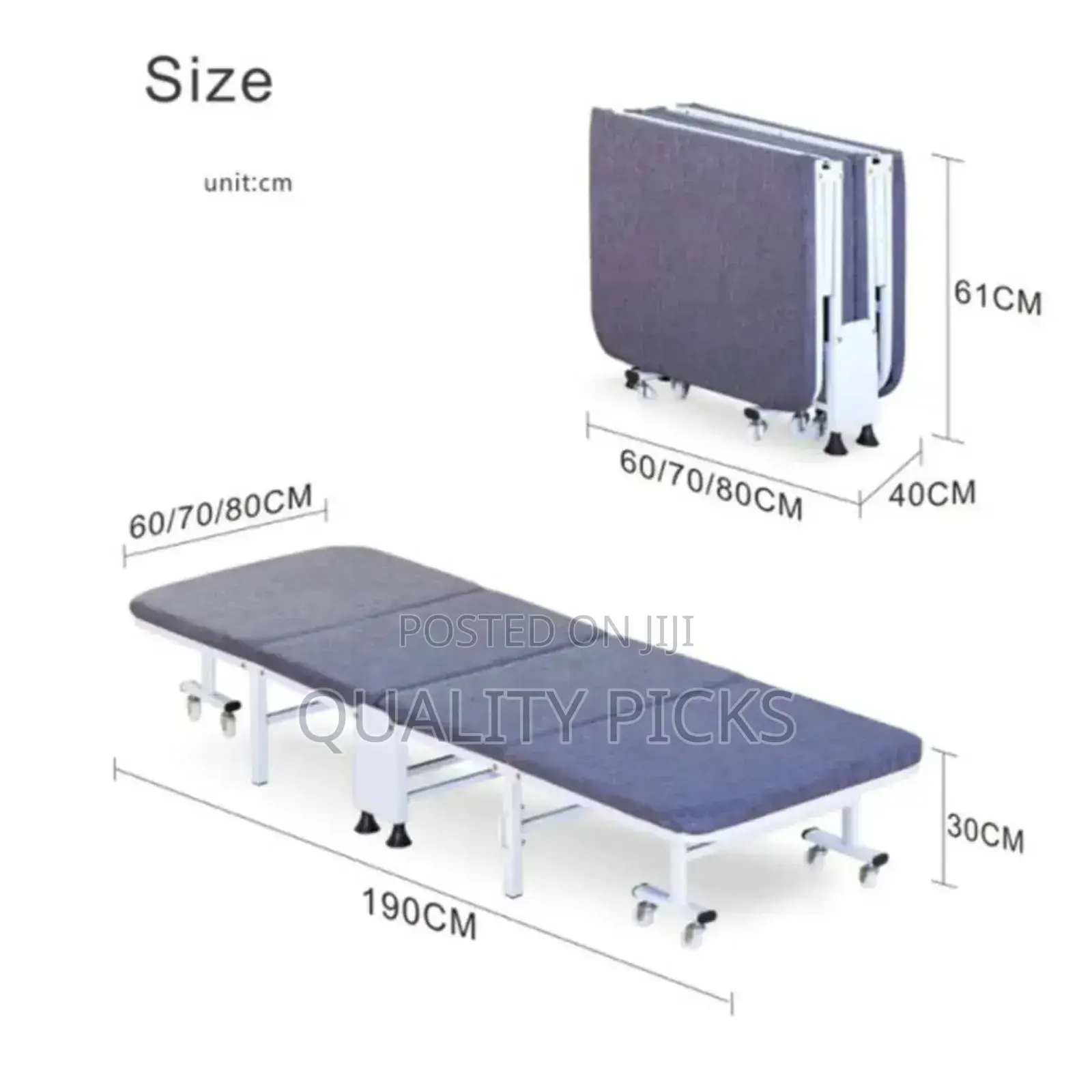 Folding Bed With Memory Foam for Sale