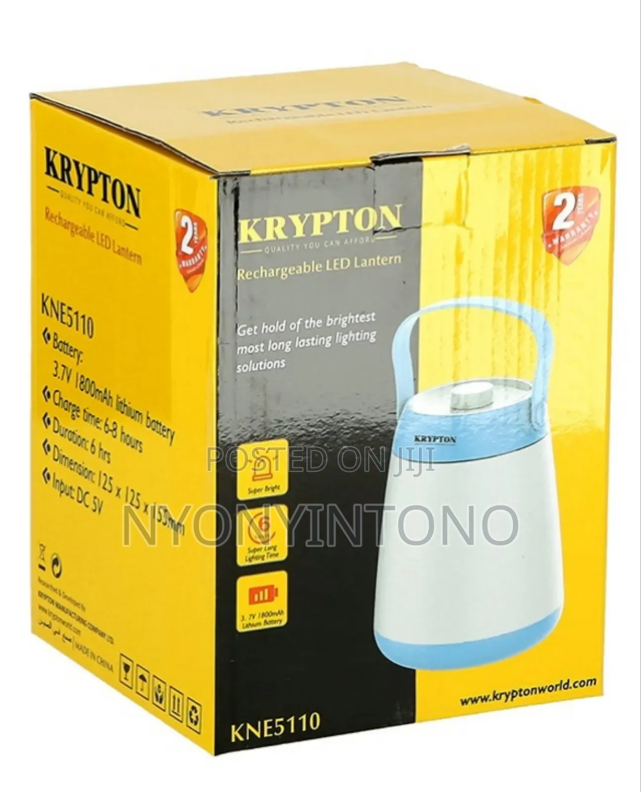 Krypton Rechargeable Led Moon Light Kne-5110