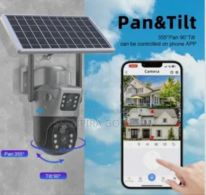 Ipp Waterproof Solar Security Camera Pan Tilt