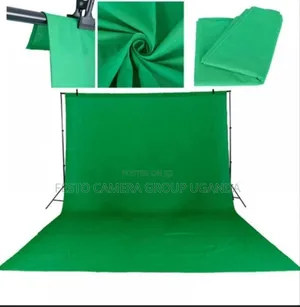 Green Seamless Photography Backdrop Muslin (3x6m)