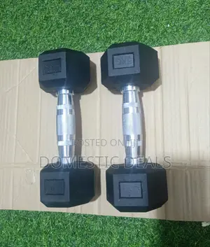 5kg Pair Hex Dumbbells