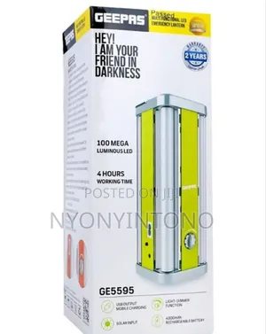 Geepas Rechargeable Lantern + Mobile Charge Ge-5595