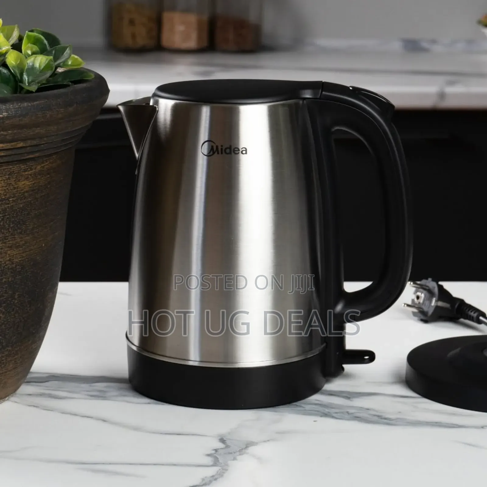 1.7l Midea Electric Fast Boiling Kettle - (2yrs Wrty)